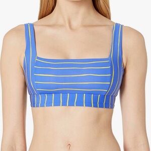 Maaji Reversible Bikini Top Stripes & Floral XL